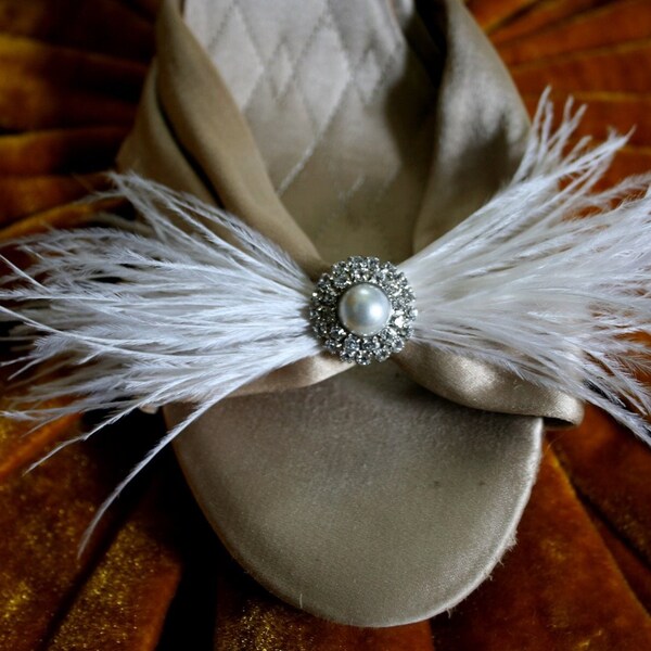 Feathers and Frills Shoe Adornments custom order info