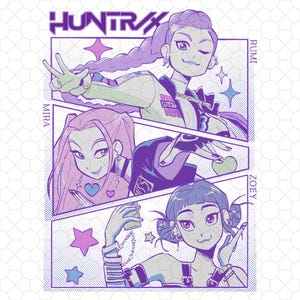 Kpop Demon Hunters Png, Kpop Demon Hunters Png, Kpop Huntrix Fan Gifts, Demon Hunters Fan Art Digital Download, Kpop Saja Boys