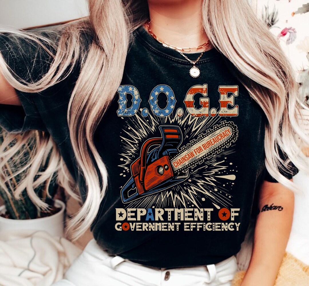 SCOBAR D.O.G.E. Department Of Government Efficiency T-Shirt - Dogecoin Meme Shirt, Unisex Fit