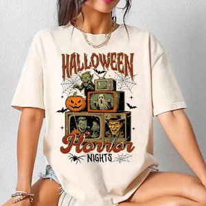 Halloween Horror Nights Shirt, Halloween Ghost Movie Tee