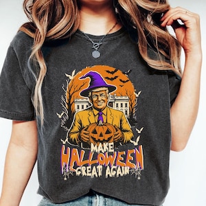 Make Halloween Great Again Shirt, Funny Trump Halloween Shirt, Make Halloween Spooky Again Shirt, Political Halloween Gift Shirt, Trump Tee