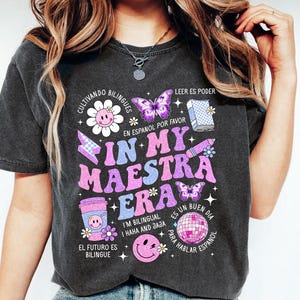 In My Maestra Era Shirt, Back To School Tshirt, Spanish Teacher Gift, Student Tee, Teacher Appreciation, Teacher Life Gift, 1st Day Shirt