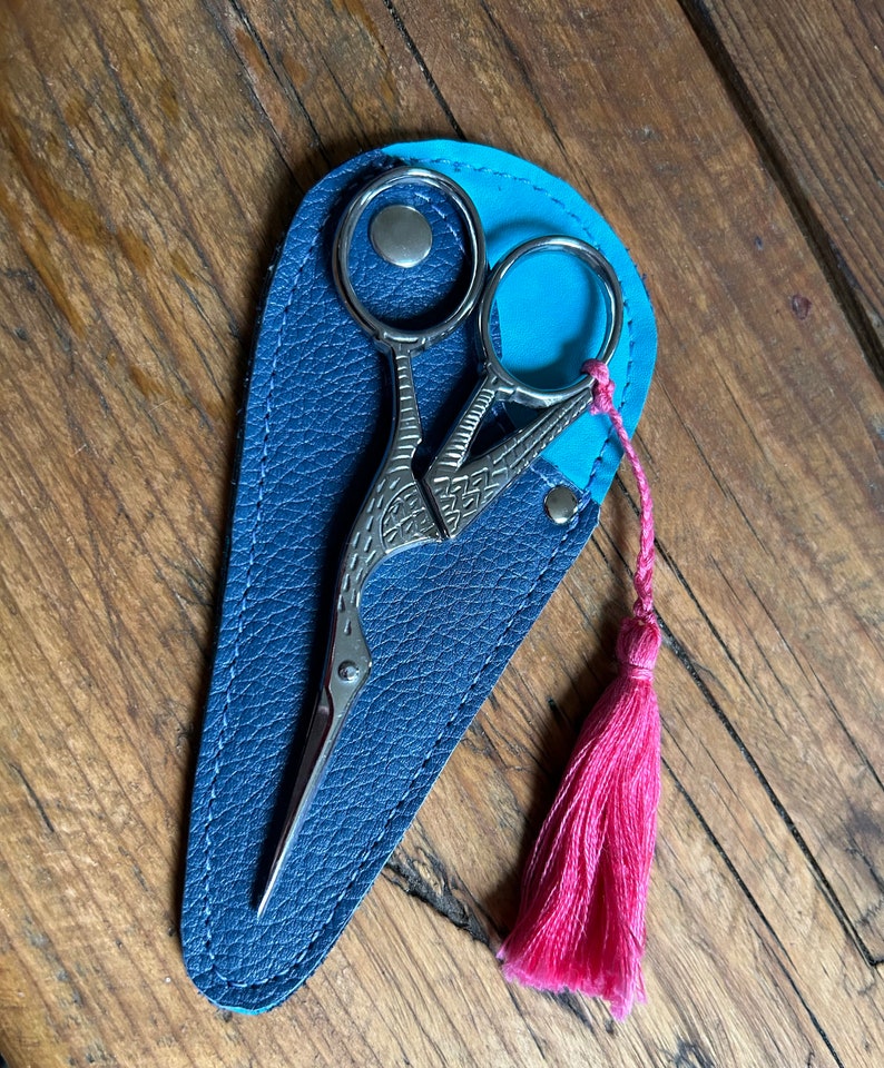 Embroidery Scissor Case Scissor Keeper Small Scissor Case Etsy