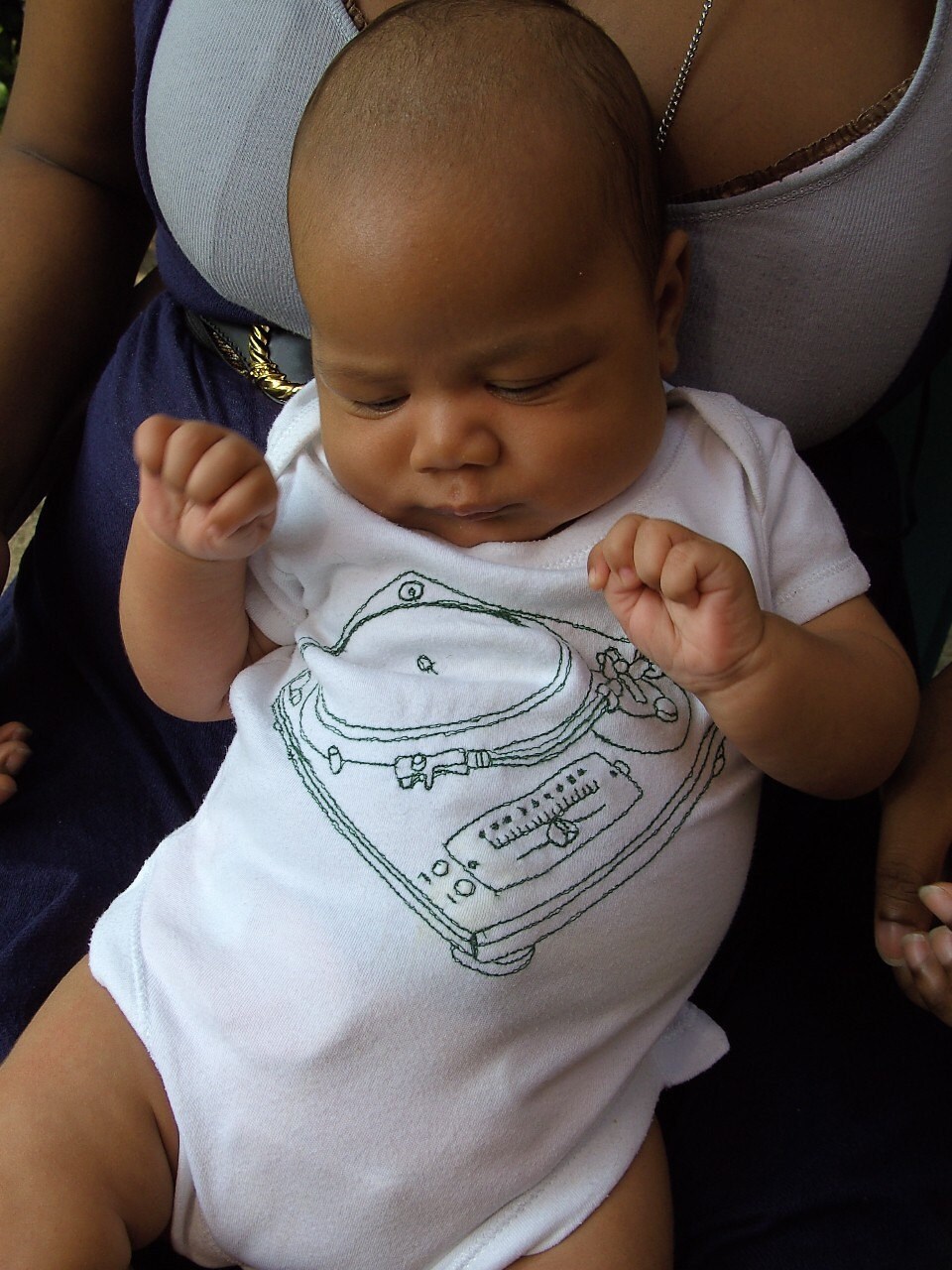 DJ Baby vest Record Deck turntable baby vest Romper suit Etsy