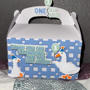 One Silly Goose Party Favor Boxes