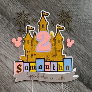 Disney Custom Cake Topper