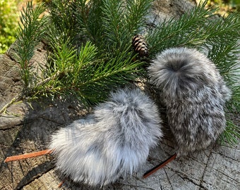 Rabbit fur mouse (per 3 toys)