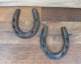 Miniature Horseshoes- Set of 4. Little Leprechaun Horse Shoes