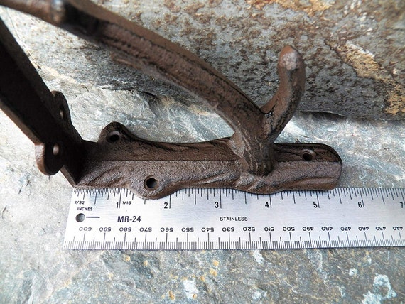 Set 2 New Cast Iron 5.5" x 5.5" Shelf Brackets Antique-Style Twig Branch Lodge Set 2 New Cast Iron 5.5" x 5.5" Shelf Brackets Antique-Style Twig Branch Lodge