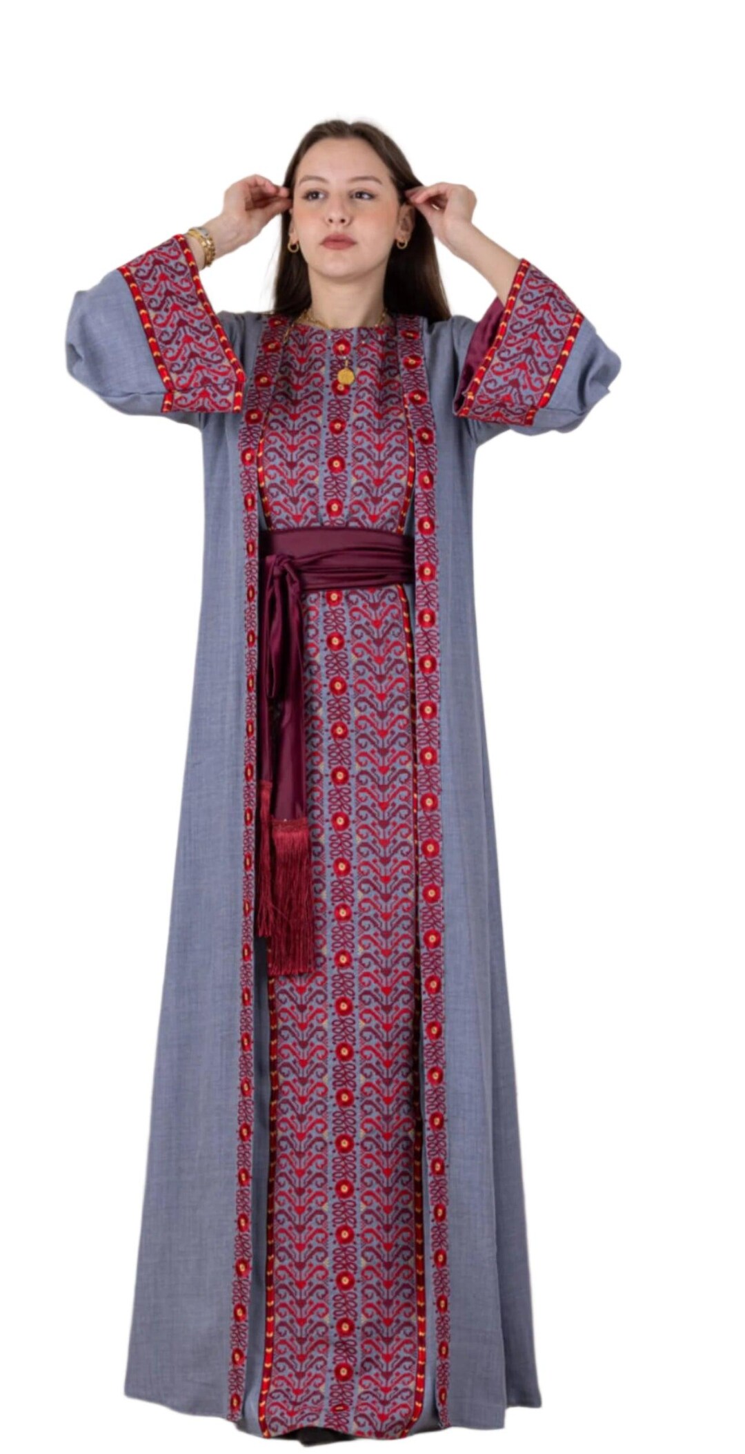 Hosanna 5561 Modest 3-Piece Outfit Set Ankle Length main image 0
