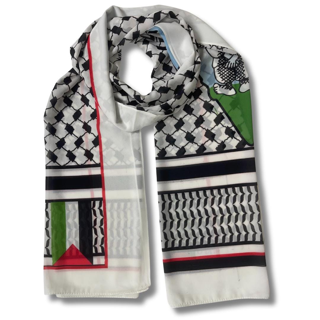 Handala and Palestine Flag Hijab Design - Etsy
