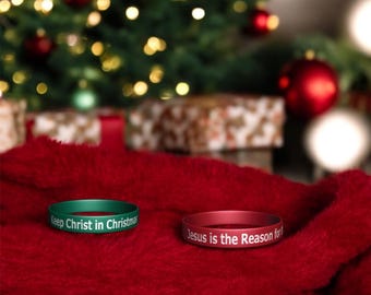 Jesus Is The Reason For The Season Silicon Bracelet