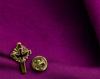 Holy Spirit Dove Lapel Pin- Gold Plated Pin