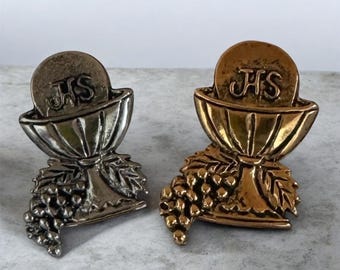 First Communion Chalice Lapel Pin – JHS Religious Gift