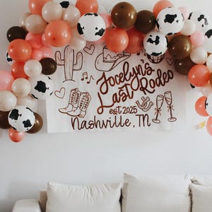 custom hand-painted event banner