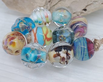 Handmade Lampwork Glass Beads Singles Orphans