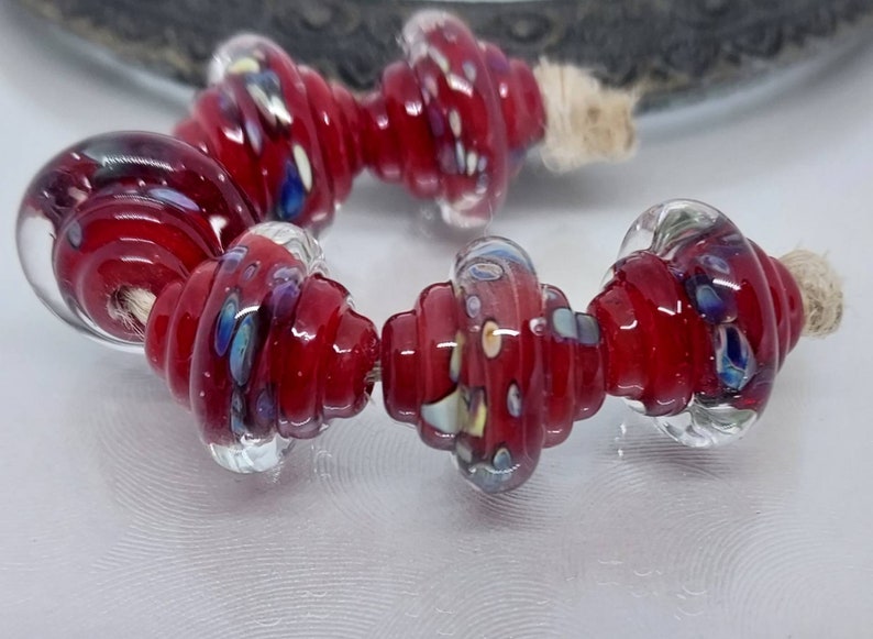 Unique Colorful Lampwork Beads Multi Color 1 Reserved to Dalene Handwork Beads Artisan Glass Jewelry Beads DIY Bracelet Making Beads