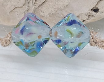 Lampwork Beads - Handmade Glass Bead Pair