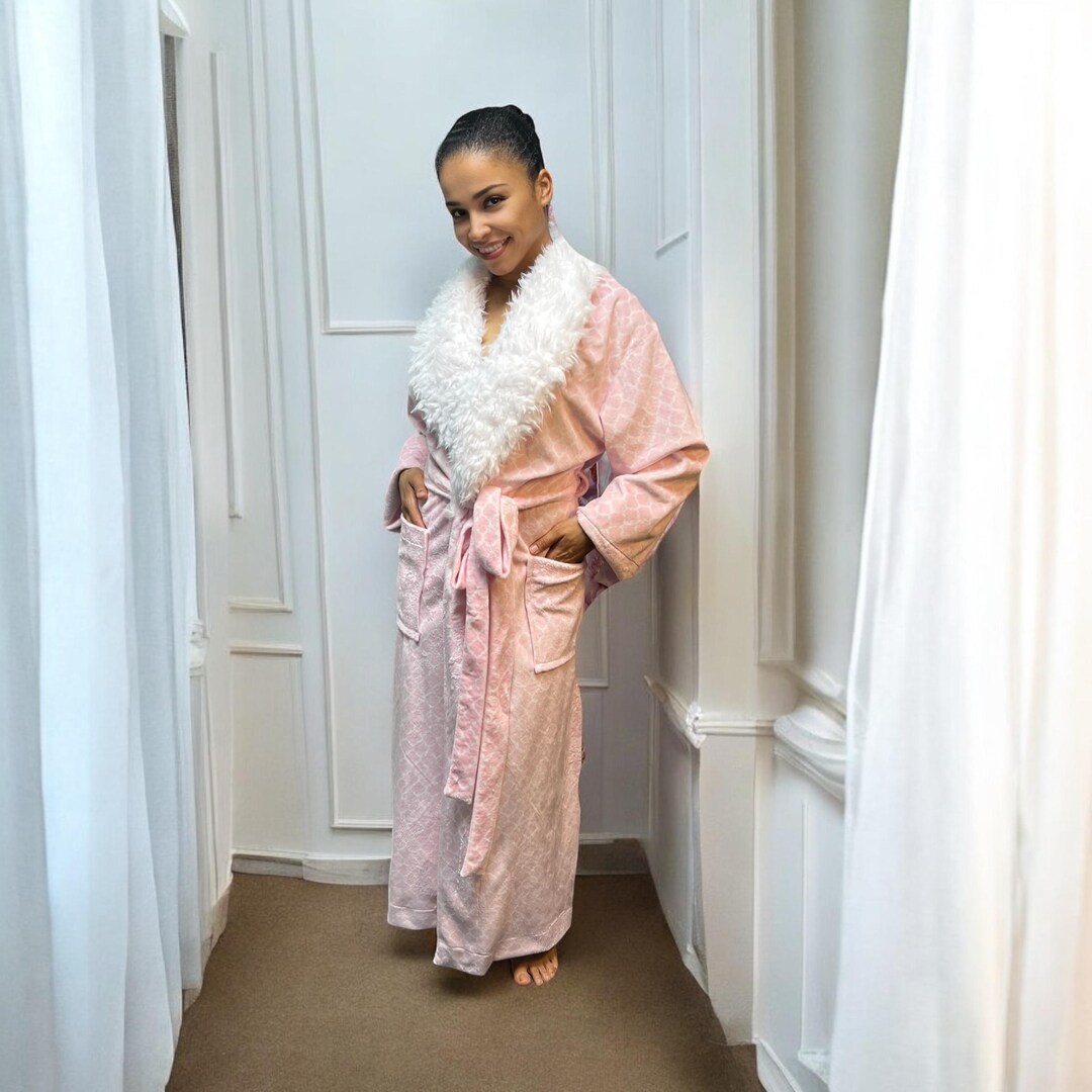 Lettuce Print Mink Cuddle Robe - Etsy