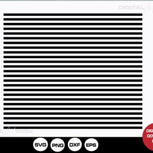 Horizontal Stripe Pattern SVG, Seamless Pattern Png, Line Print Cut File, Digital Download, Cricut, Silhouette Cut File