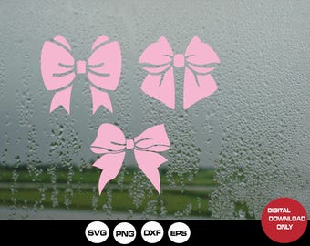 Cheer Bow SVG: Cheerleading Clipart Designs (Digital Download)