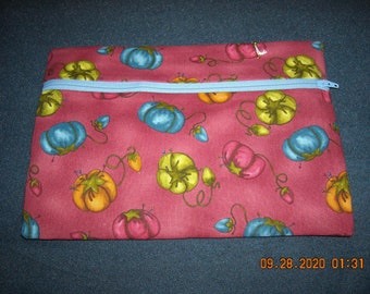 Pouches-Storage - Sewing Theme pouch - 10 1/2"W x 7 1/2"H