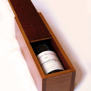 Niagara, stylish wine gift box, recycled oak wine barrel image 2