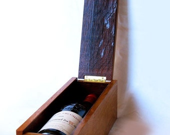 Lumberghini, finest wine gift box, recycled oak wine barrel