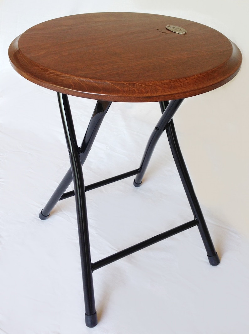 Ace Collapsible Folding Stool or End Side Table Recycled Etsy