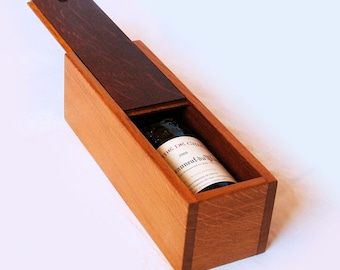 Niagara, stylish wine gift box, recycled oak wine barrel