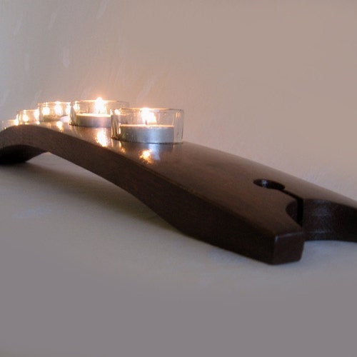 The Sunrise Finest Oak Wine Barrel Stave Candle Holder 5 or 7 Etsy