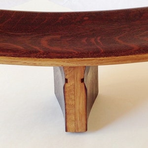 Pi, meditation stool, yoga seat, recycled oak wine barrel staves. Bild 2