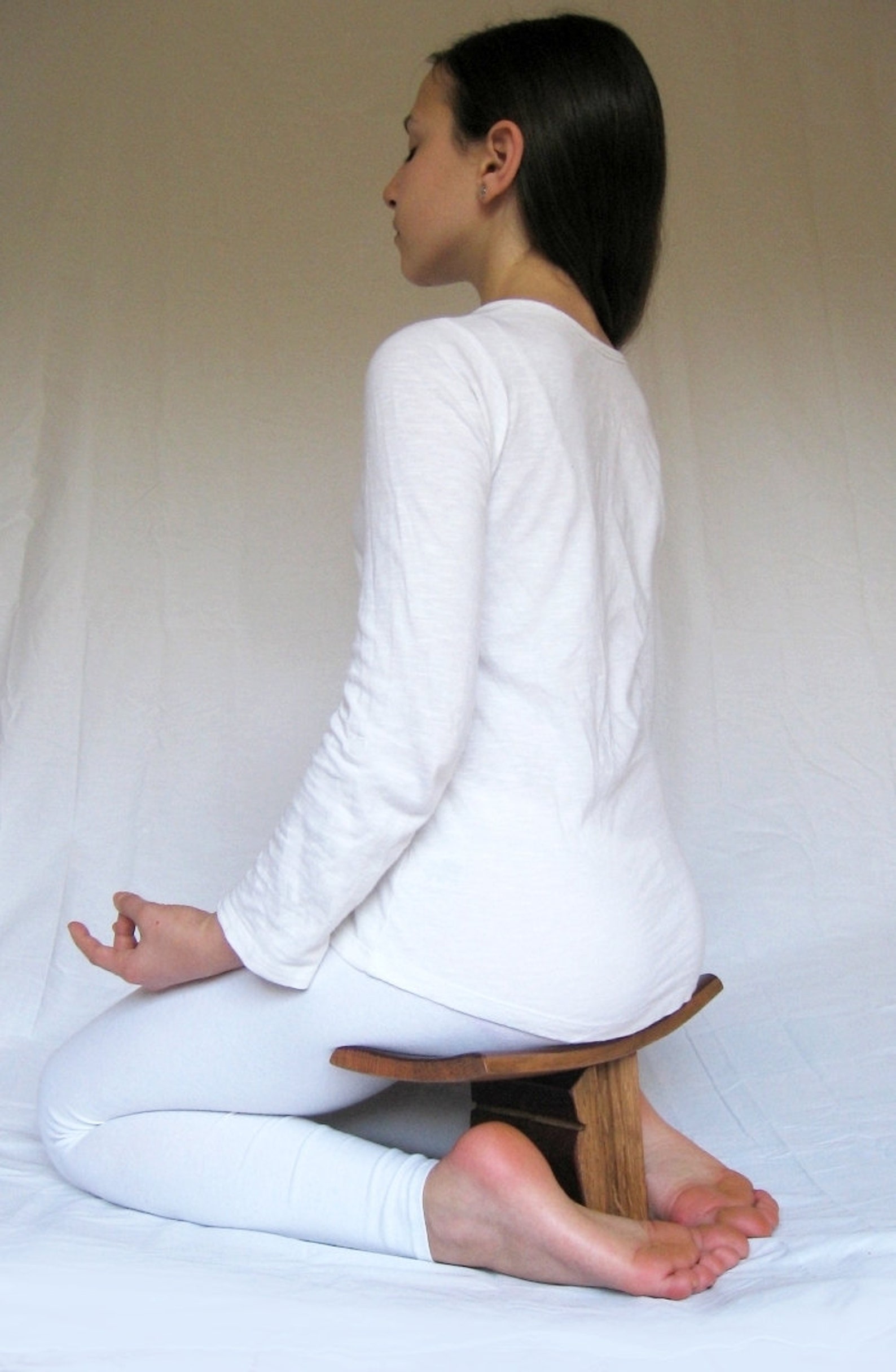 Pi meditation stool yoga seat recycled oak wine barrel Etsy