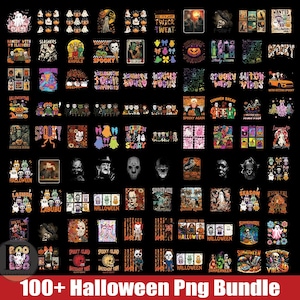100+ Halloween Bundle, Retro Halloween Png Bundle, Halloween Coquette Png, Spooky Season Png, Fall Png, Trendy Halloween, Halloween Mama Png