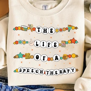 Bracelet Speech Therapy Png, SLP Shirt, Gift For Speech Therapist Png, Speech Language Pathologist, Speech Language Pathologist Work Png