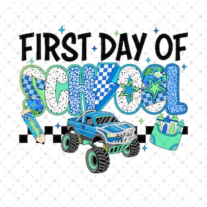First Day Of School Png, Retro Back to School Boys PNG Bundle, Kindergarten Kid Design, First Day Shirt PNG, Pre-K to Third Grade Png