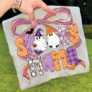 Boo Mama PNG, Spooky Coquette PNG, Halloween Png, Fall Png, Ghost PNG, Preppy Png, Trendy Png, Halloween Bow Png, Brushstroke