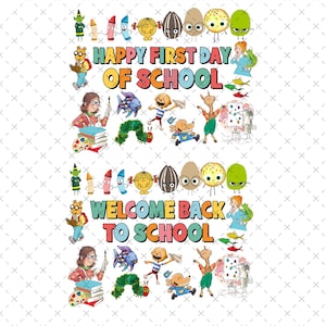 Joyeux premier jour d'école png, livre d'enfants png, enseignant png, élève png, amateur de livres png, lecture png, équipe de la maternelle png