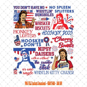 Merica Thug Life PNG, July 4th, Red, White, and Blue, Funny Memes America Png, 4th Jule Movie Characters Png, Fourth of July, Digital File