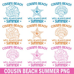 Bundle Cousins Beach Png, We&#39;ll Always Have Summer Png, The Summer Png, Turned Pretty Png, East Coast Beach Png, Team Conrad Belly Jeremiah