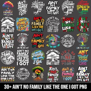 35+ Ain&#39;t No Family Like the One I Got PNG bundle, Bundle Pack 2 Family Reunion Tree Design 2025 Family Reunion Png| Family Digital Download