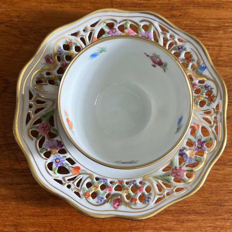 Schumann Bavaria US Zone Château Dresden Pattern Fine Bone Etsy