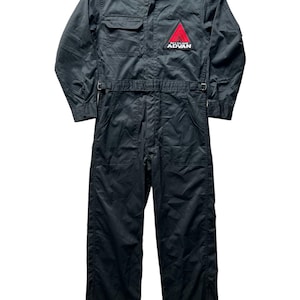 very rare vintage coverall overall jumpsuit advan racing team