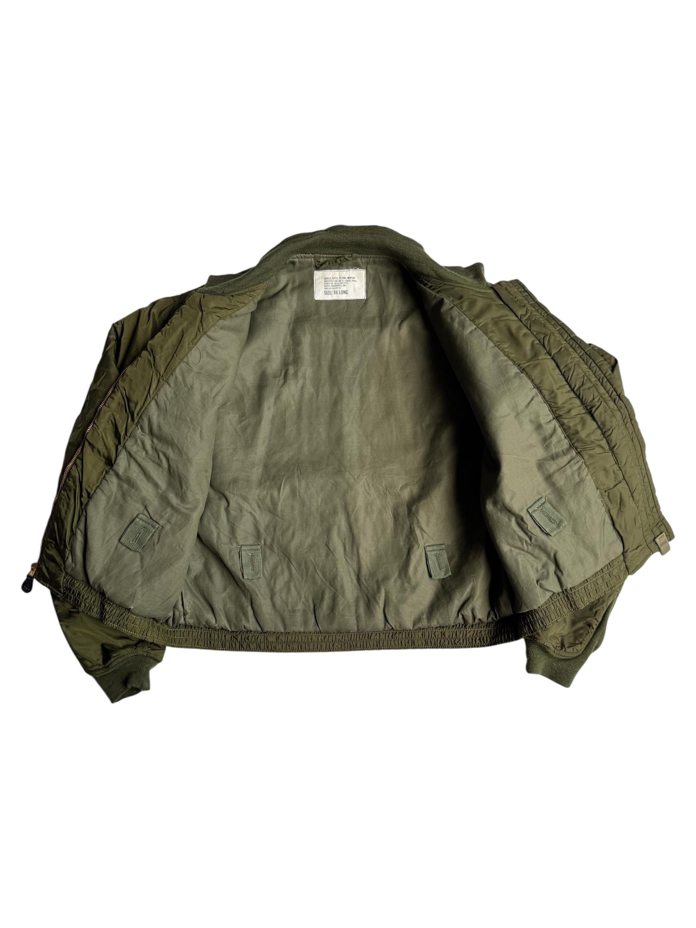 Very Rare Vintage Jacket Flight Bomber G8 WEP Alpha Industries USN