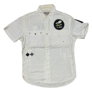 very rare vintage shirt oxfords button up avirex us navy seabees
