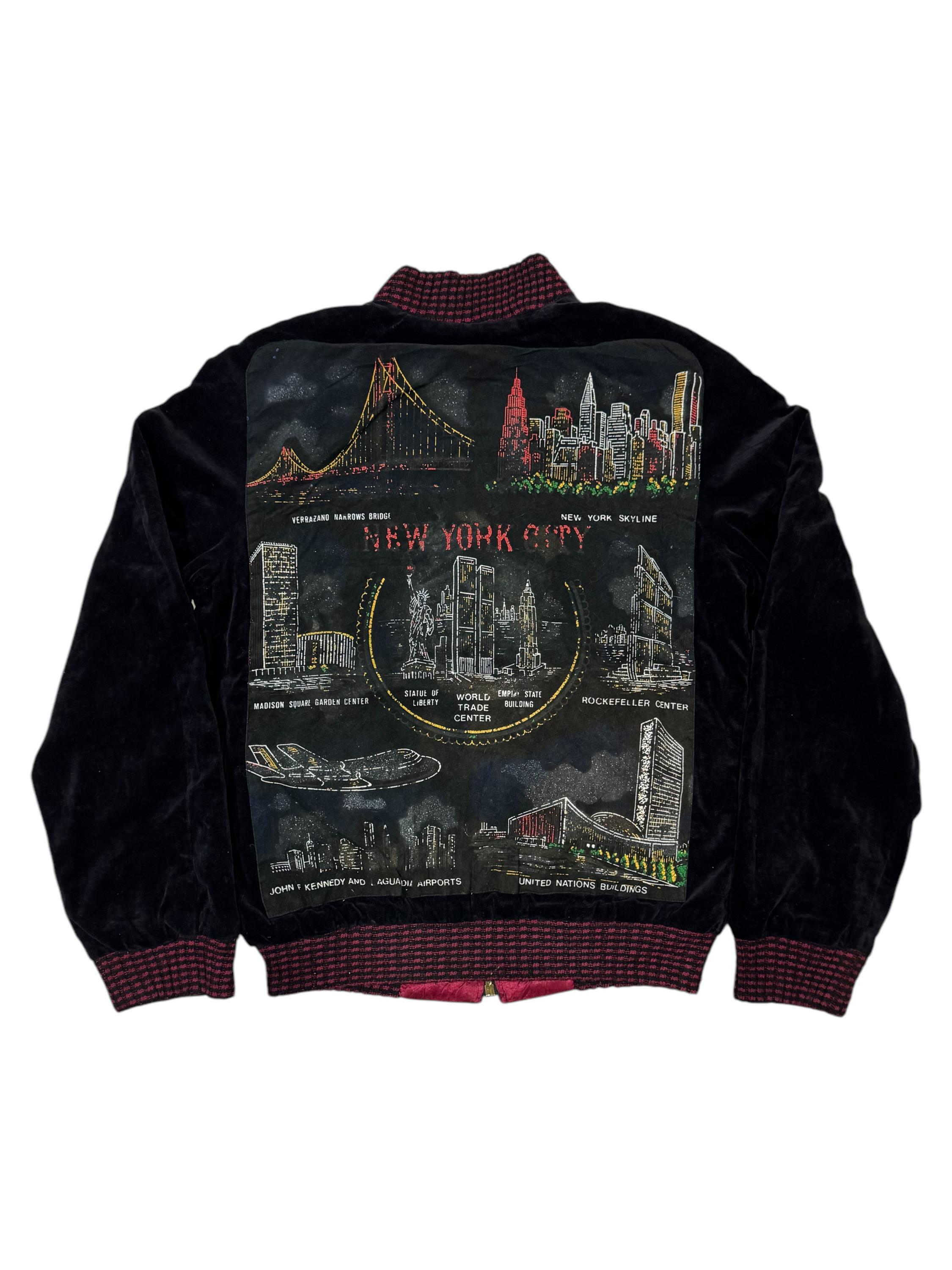 Vintage Velvet Souvenir Jacket - Etsy