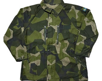 Very Rare Vintage Jacket Sweden Swedish Army M90 Splinter Camo - Etsy