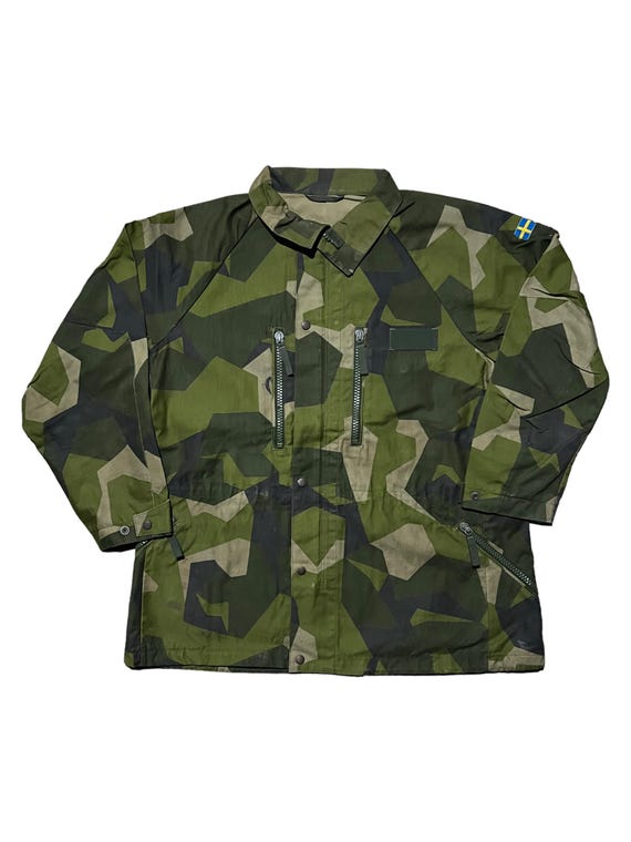 Very Rare Vintage Jacket Sweden Swedish Army M90 Splinter Camo - Etsy