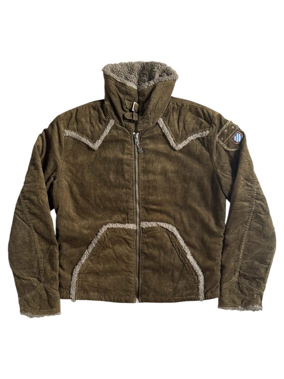 Very Rare Vintage Jacket Diesel Corduroy B3 Flight Jacket Bomber