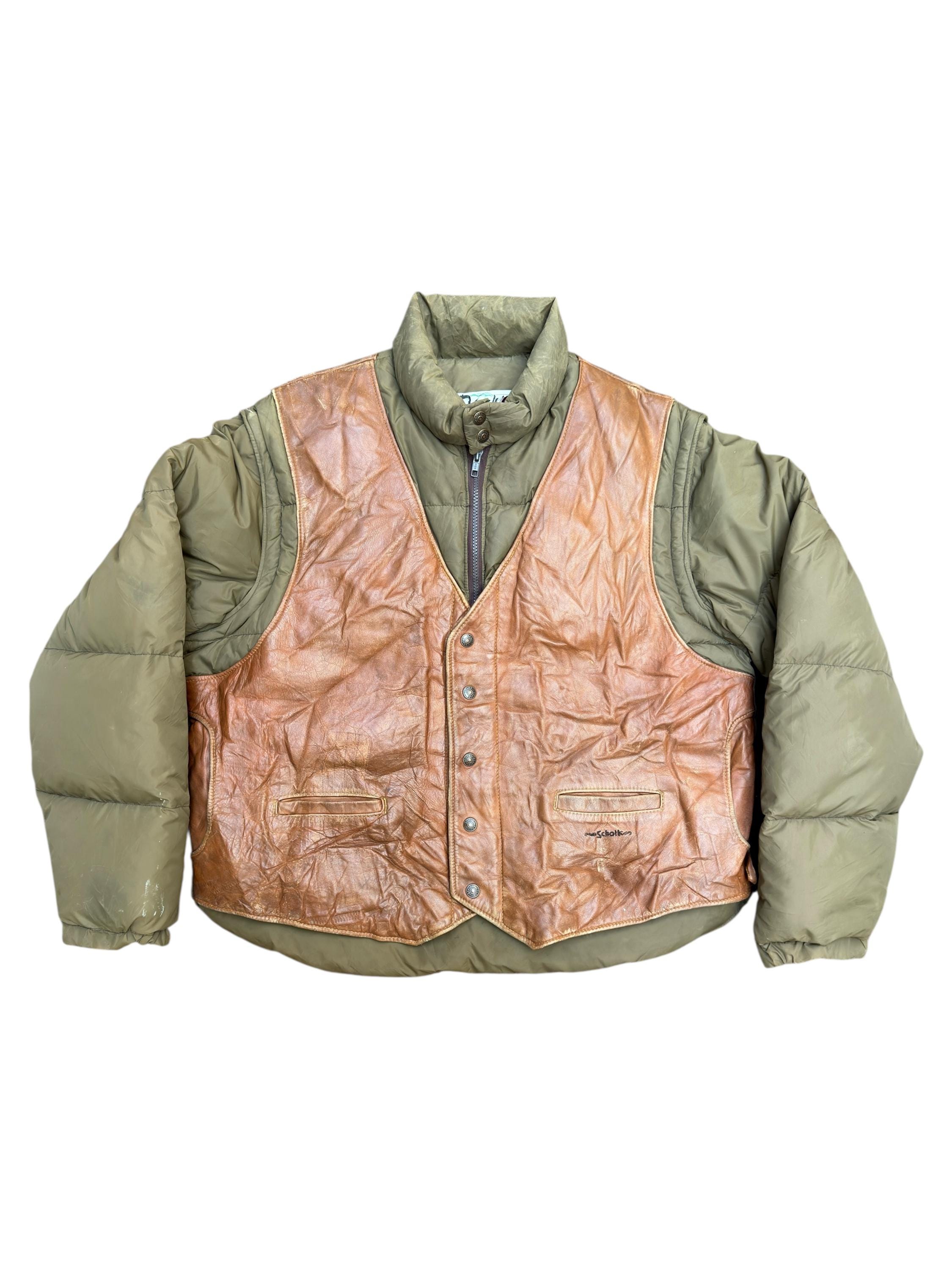 Schott Down Vest - Etsy